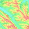 Saint-Léon topographic map, elevation, terrain