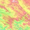 Khorramabad County topographic map, elevation, terrain