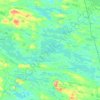 Kuusamojärvi topographic map, elevation, terrain