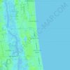 Neptune Beach topographic map, elevation, terrain