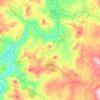 Riesi topographic map, elevation, terrain