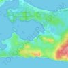 Pelican Lagoon topographic map, elevation, terrain