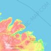 Båtsfjord topographic map, elevation, terrain