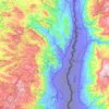 Arvot Hayarden Regional Council topographic map, elevation, terrain