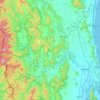 Hua Hin District topographic map, elevation, terrain