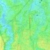 Kebayoran Lama Selatan topographic map, elevation, terrain