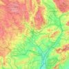 Moravie du Sud topographic map, elevation, terrain