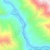 Indus River topographic map, elevation, terrain