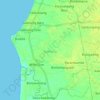 Galesong topographic map, elevation, terrain