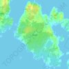 Sturkö topographic map, elevation, terrain