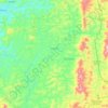 Caputira topographic map, elevation, terrain