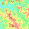 Crossman topographic map, elevation, terrain