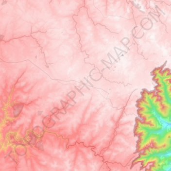 São José dos Ausentes topographic map, elevation, terrain