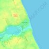 Hornsea topographic map, elevation, terrain