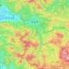 Hita topographic map, elevation, terrain