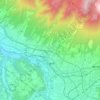 Komoro topographic map, elevation, terrain