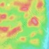 Lac Beaulne topographic map, elevation, terrain