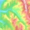 Kapit topographic map, elevation, terrain