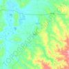 Moema topographic map, elevation, terrain