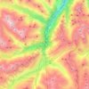 Göschenen topographic map, elevation, terrain