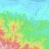 Pandrah topographic map, elevation, terrain