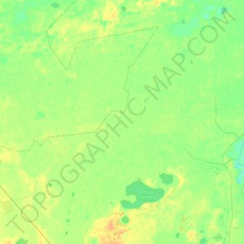 Карабашское сельское поселение topographic map, elevation, terrain