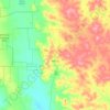 Watheroo topographic map, elevation, terrain