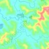 Booyong topographic map, elevation, terrain