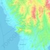 Banaybanay topographic map, elevation, terrain