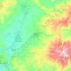 Akyurt topographic map, elevation, terrain