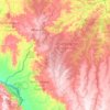 Comodoro topographic map, elevation, terrain