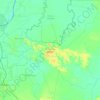 Pangkalan Lampam topographic map, elevation, terrain