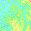 Glaura topographic map, elevation, terrain
