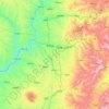兴县 topographic map, elevation, terrain