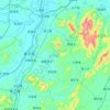 新干县 topographic map, elevation, terrain