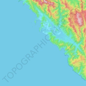 Jaqué topographic map, elevation, terrain