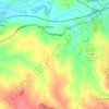 Kirby Bellars topographic map, elevation, terrain
