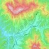 麻績村 topographic map, elevation, terrain