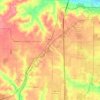 Byron topographic map, elevation, terrain