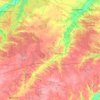 Makariv Settlement Hromada topographic map, elevation, terrain