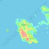 Astypalea topographic map, elevation, terrain