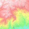 San Fernando topographic map, elevation, terrain
