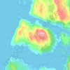 Eilean Shona topographic map, elevation, terrain