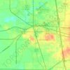 Cordele topographic map, elevation, terrain