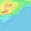 Broughty Ferry Beach topographic map, elevation, terrain