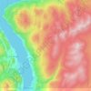 Area E (Naramata/Greyback) topographic map, elevation, terrain