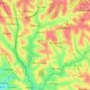 Asokwa Municipal District topographic map, elevation, terrain