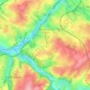 Condat-sur-Vienne topographic map, elevation, terrain