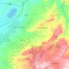 Zemmora topographic map, elevation, terrain