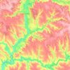 Катеринопільська селищна громада topographic map, elevation, terrain